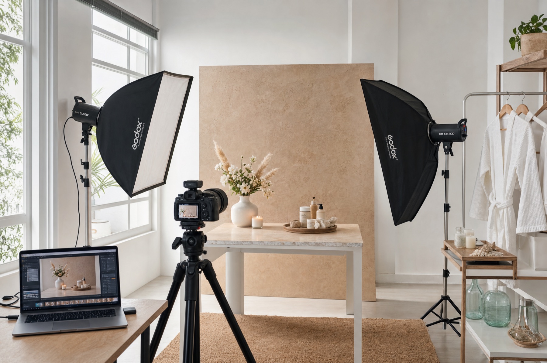 Hauseigenes Studio-Setup für die Content-Produktion von Nordlicht